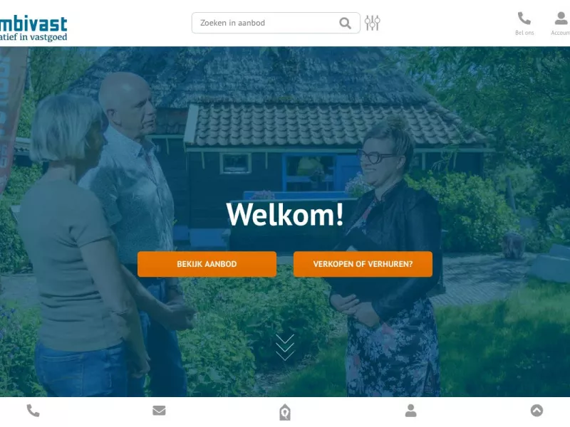 Ambivast web screenshot